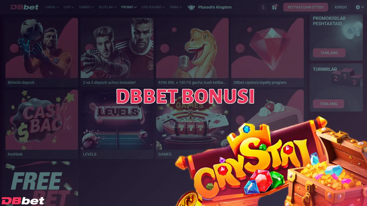 DBbet bukmekerlik kompaniyasi yangi va mavjud o'yinchilarga bonuslar taklif qiladi.